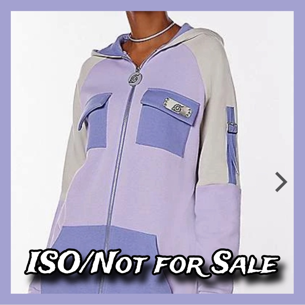 ISO: Spencer’s Naruto Shippuden Hinata Color Block Zip Hoodie